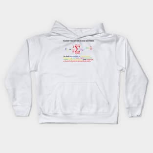 Fourier Transform Formula Kids Hoodie